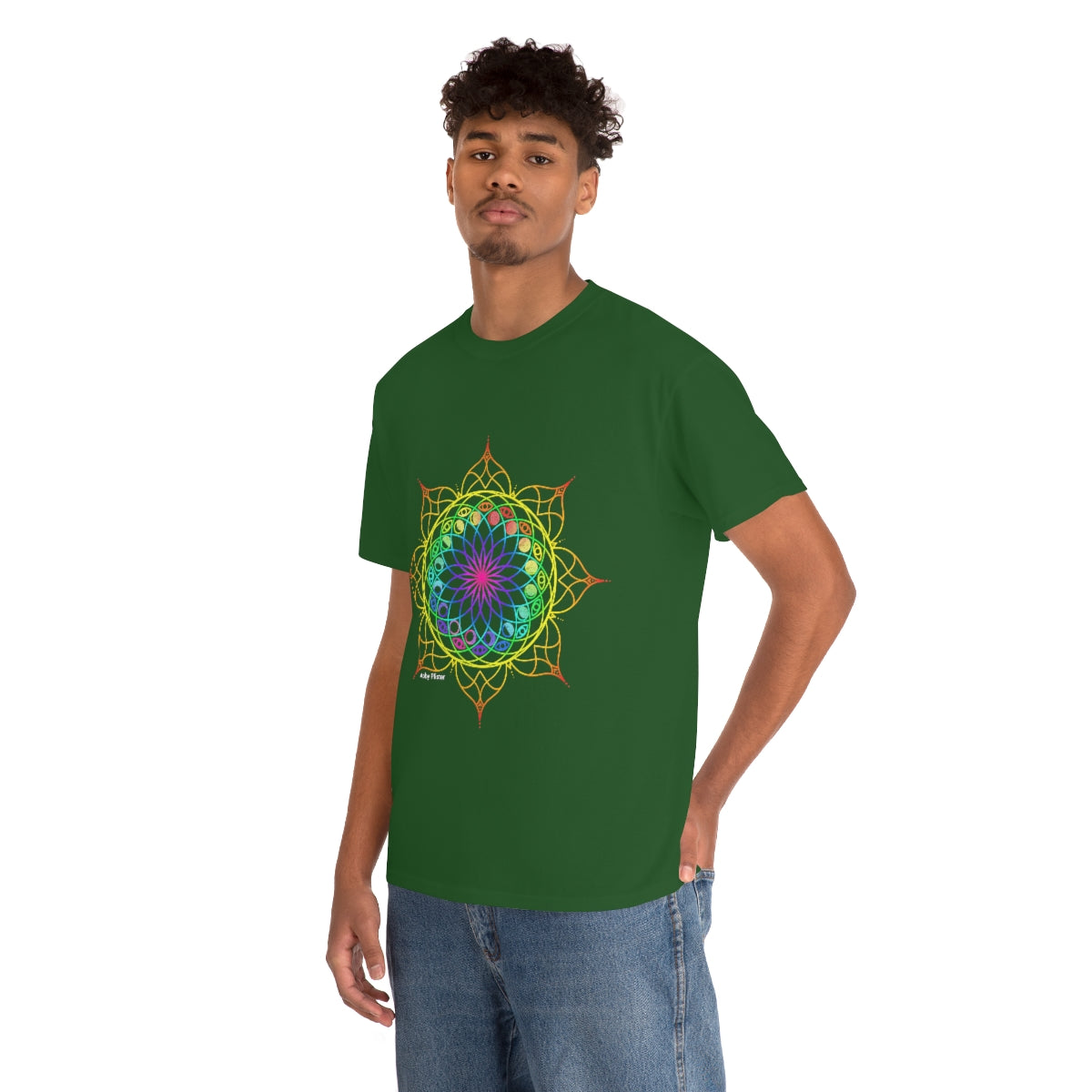 Moon Visions Mandala Cotton Shirt