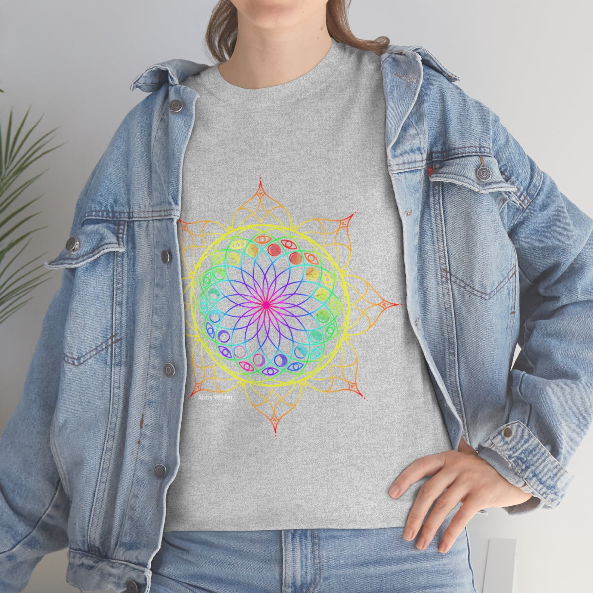 Moon Visions Mandala Cotton Shirt