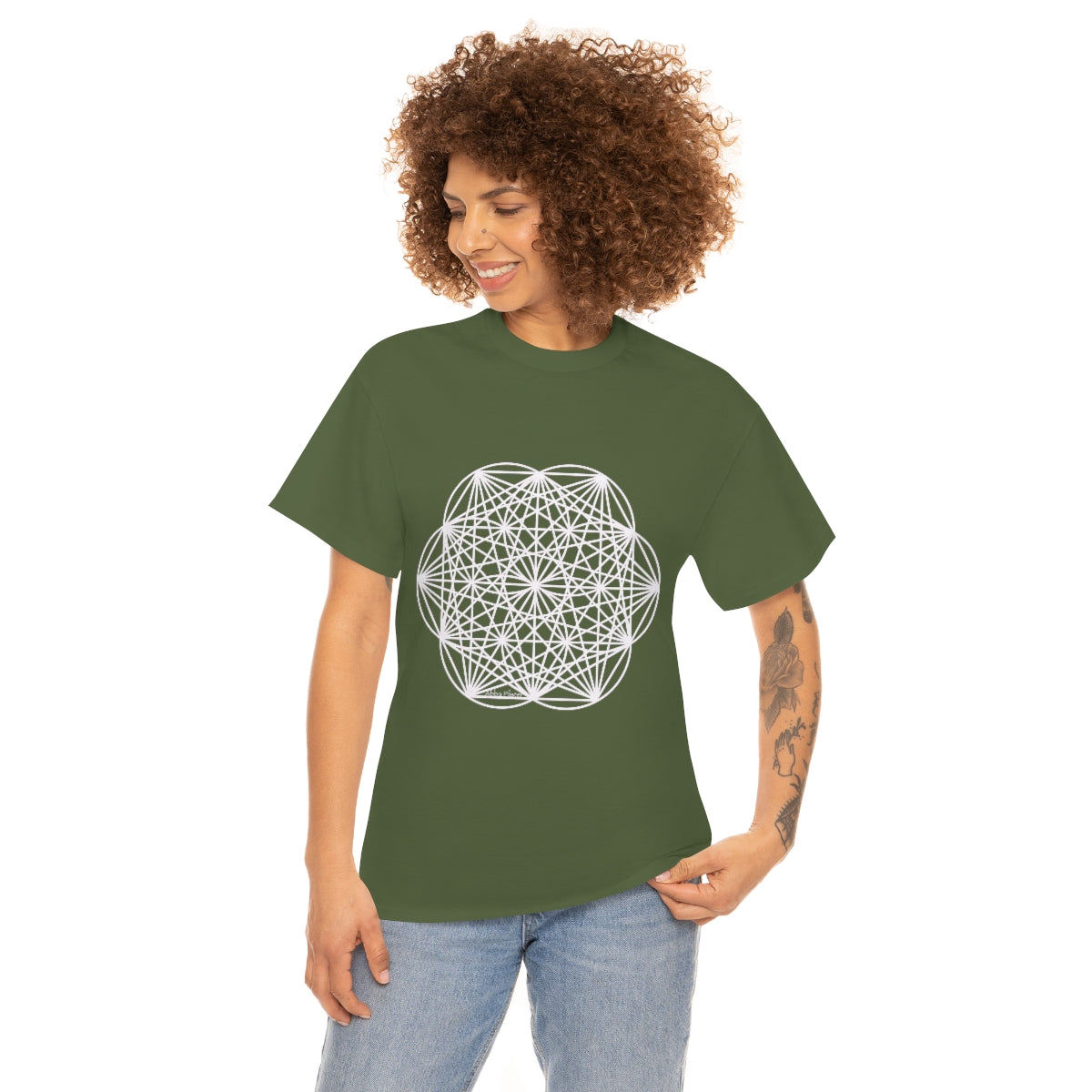 Sacred Geometry  Cotton Shirt