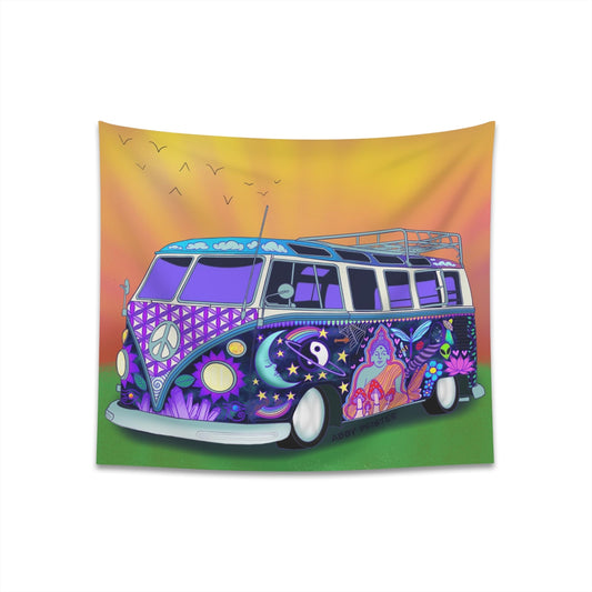 Hippie Van Wall Tapestry