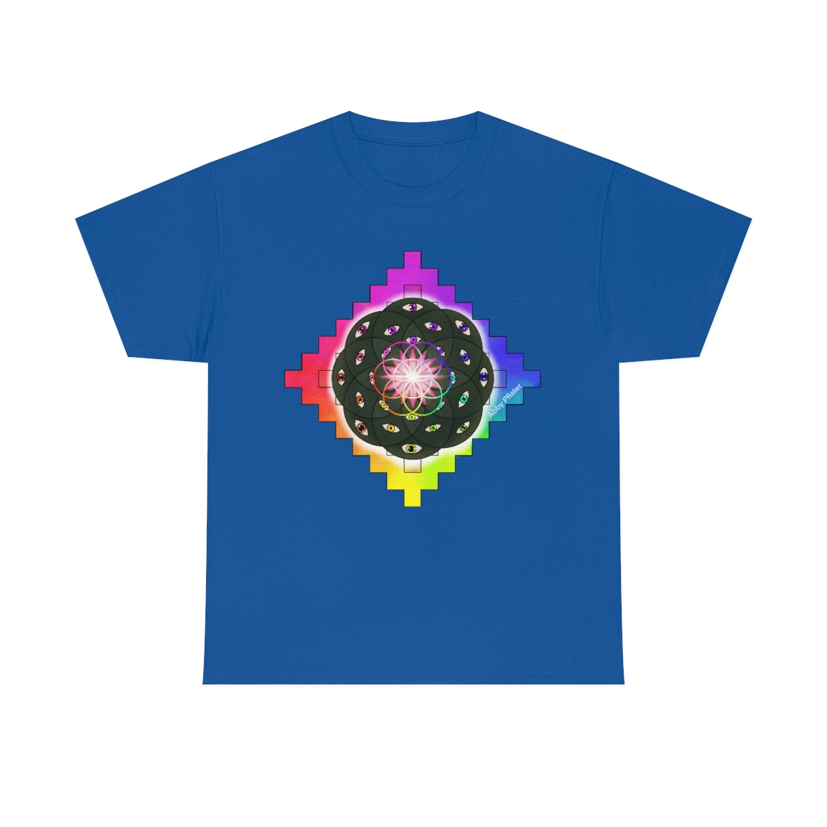 Geometric Cactus Heavy Cotton Tee