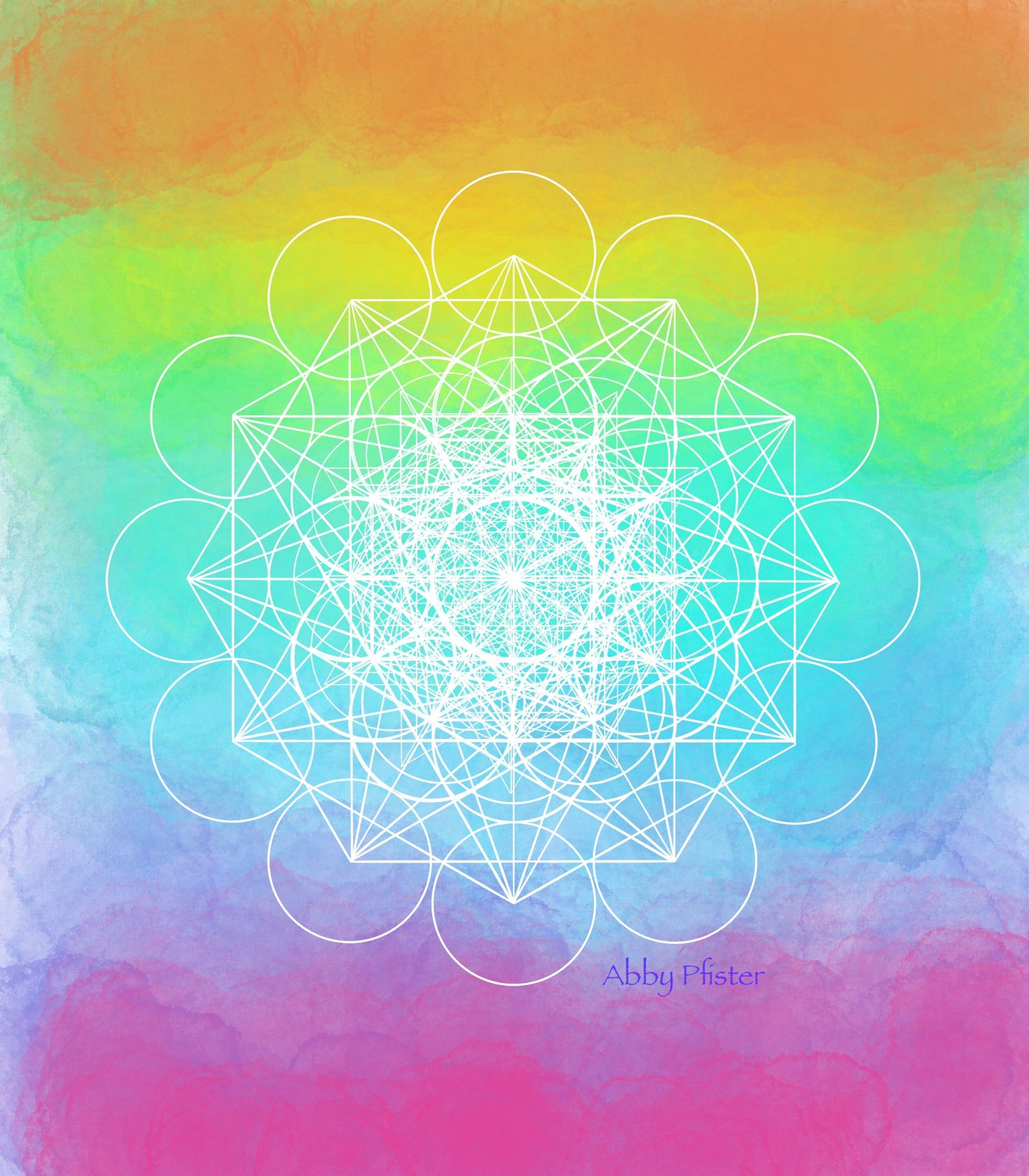 Pastel Portal Print 8x8