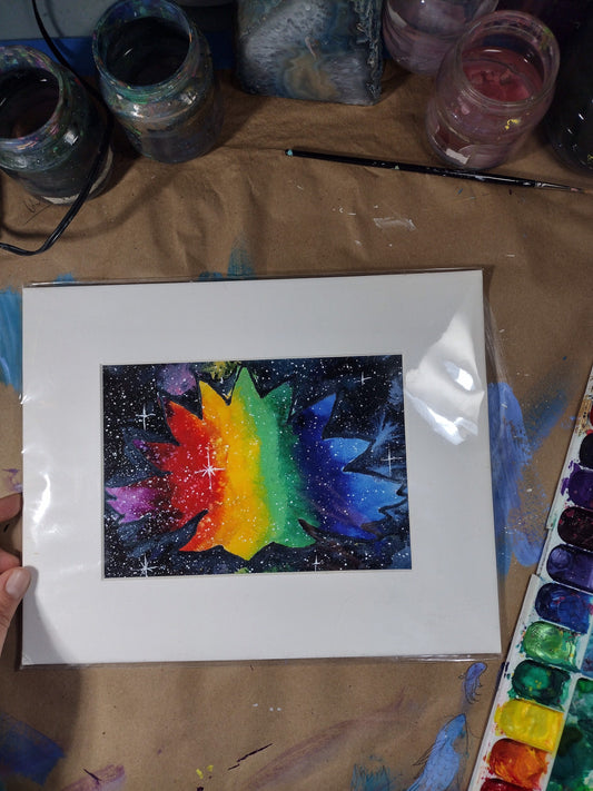 Galaxy Lotus Print 8x10