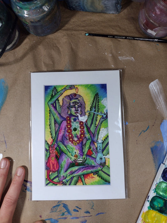 Ganja Goddess Print 5x7