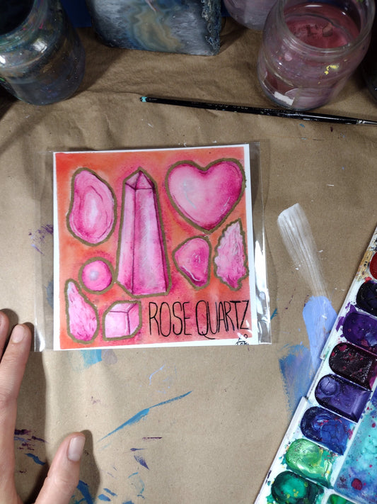 Rose Quartz Print 5x5